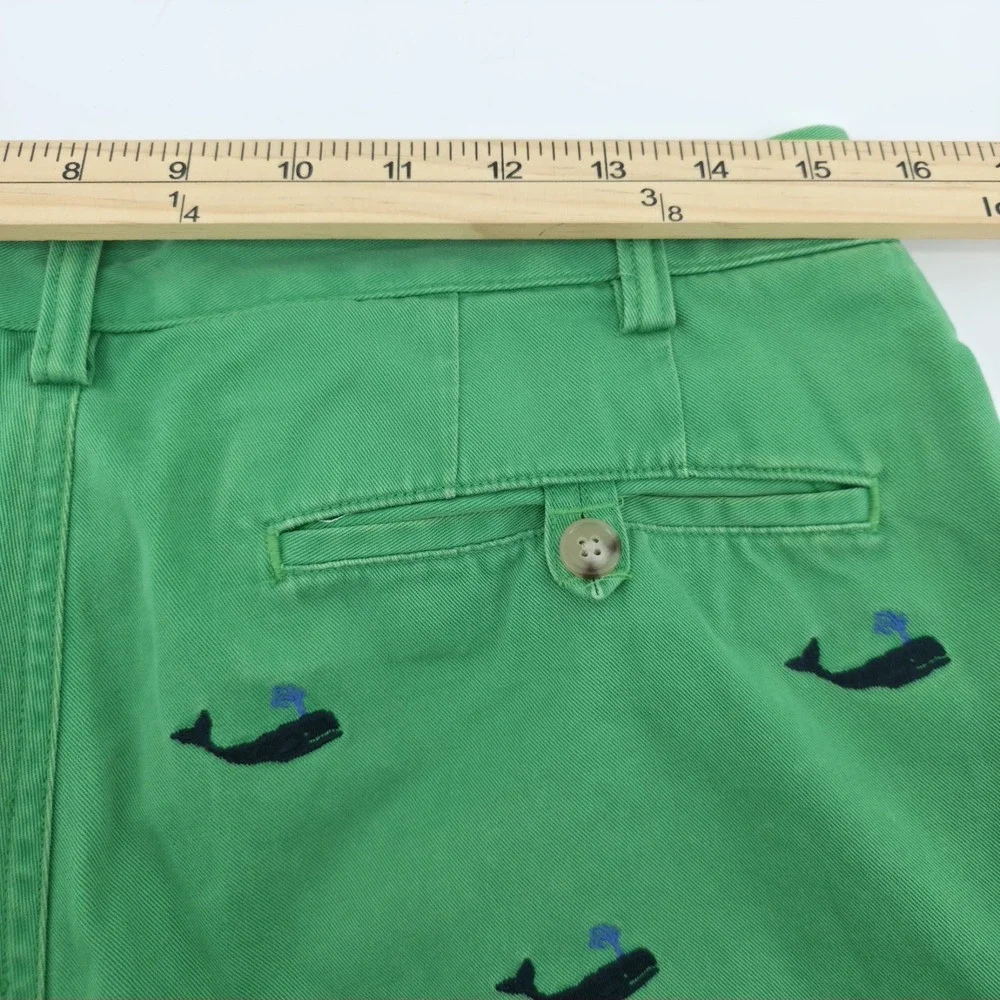 Polo Ralph Lauren Green Chino Shorts Mens Sz 32 X 9